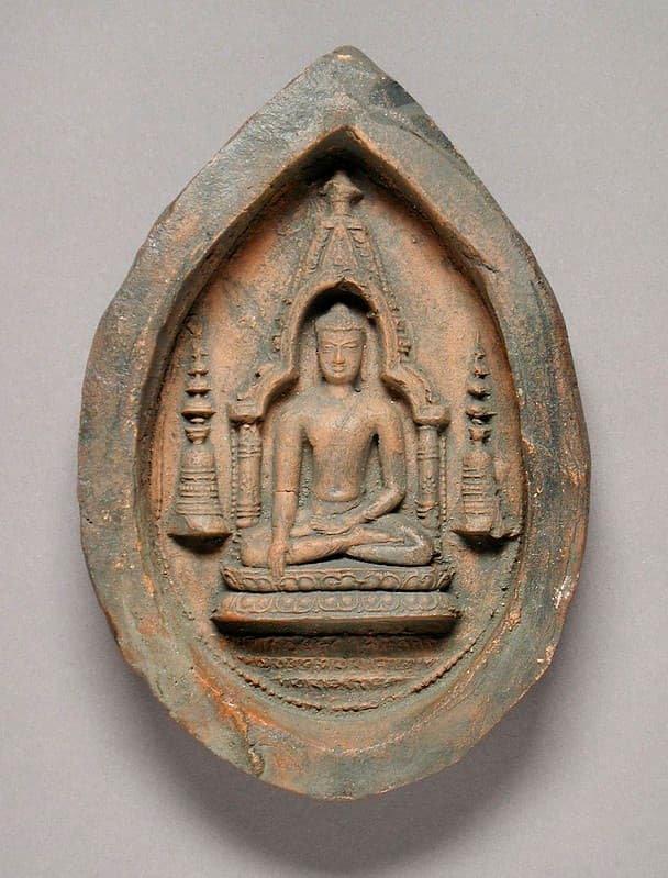 Votive Tablet of Buddha Shakyamuni LACMA AC1997.72.1