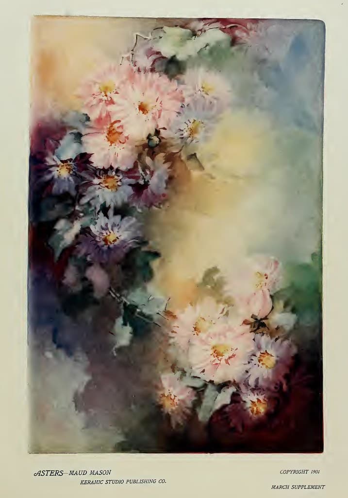 1901 Asters(1) Keramic Studio