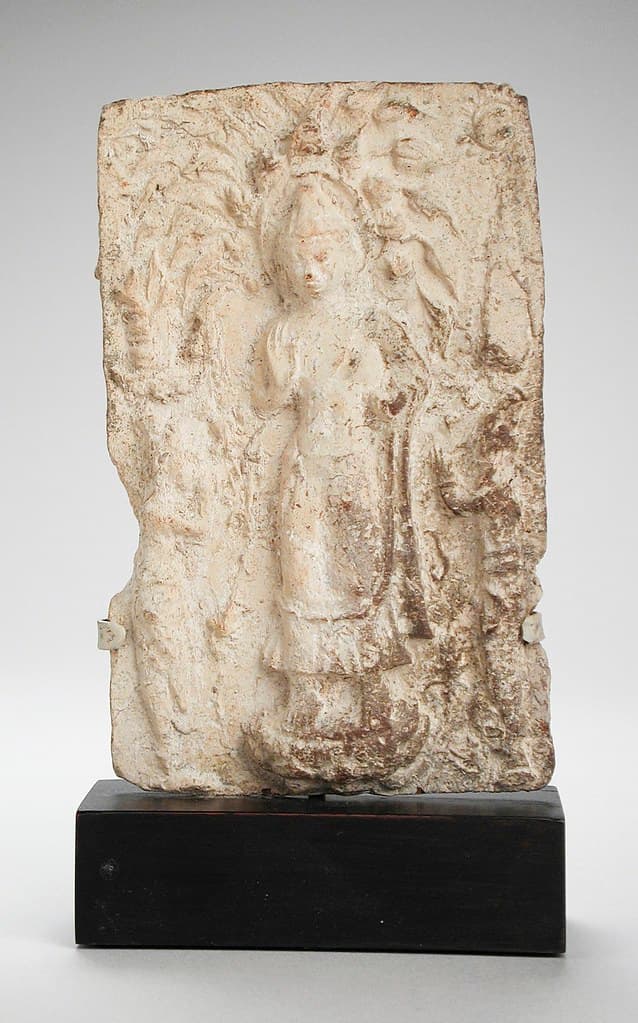 Votive Tablet with Buddha Shakyamuni LACMA M.87.278.19