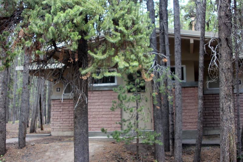 Canyon Campground site restroom