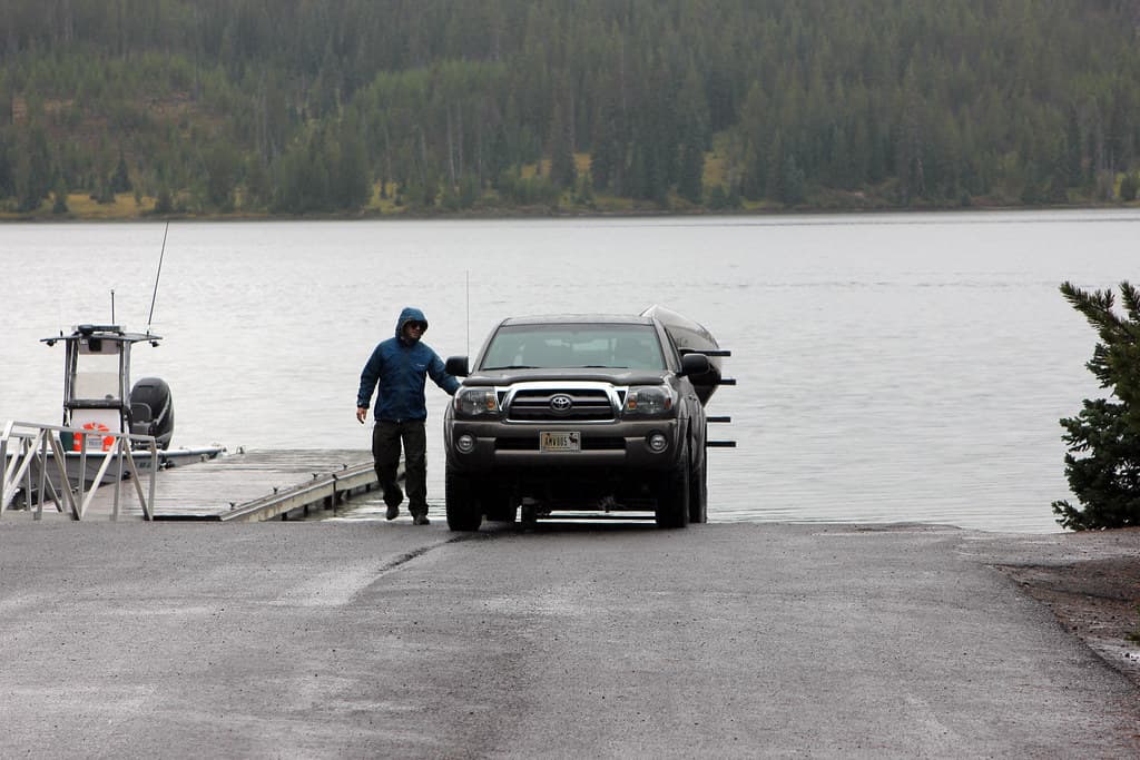 Lewis Lake boat ramp