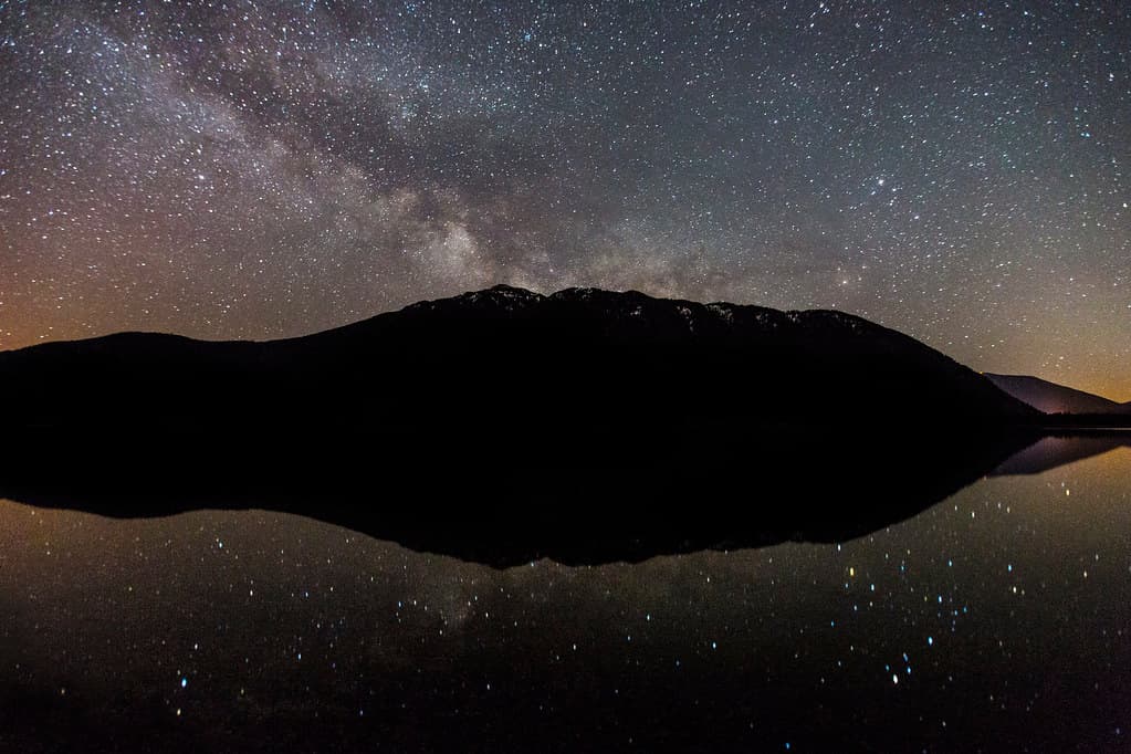 Milky Way over Lake McDonald
