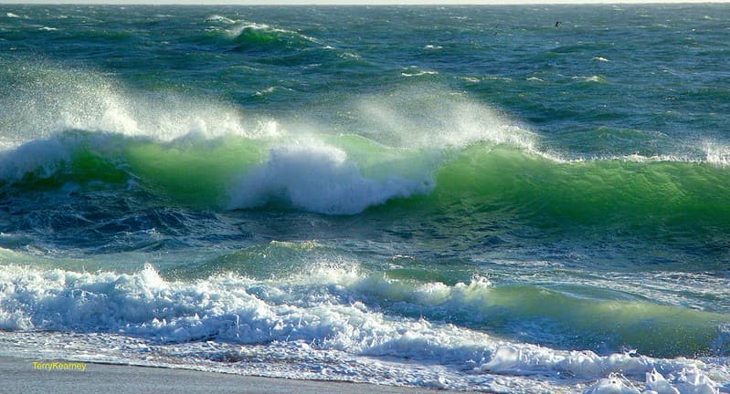 Atlantic from the mouth of the Douro River