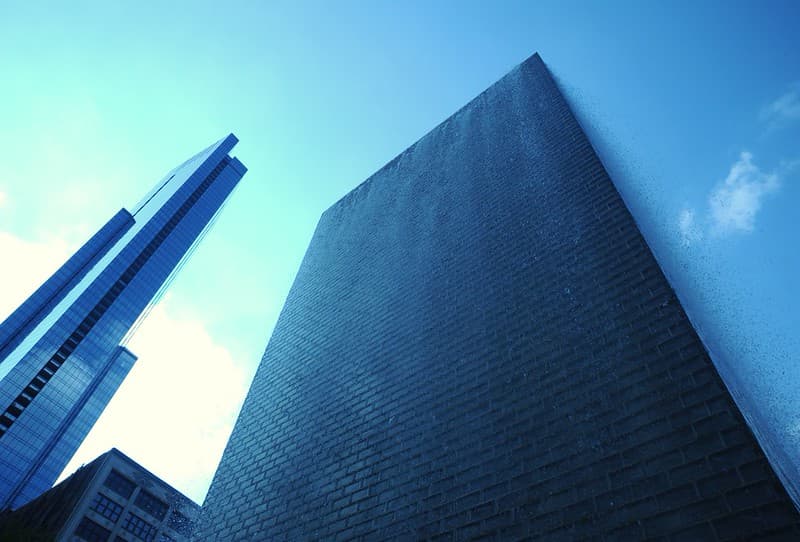Blue, chicago, glass