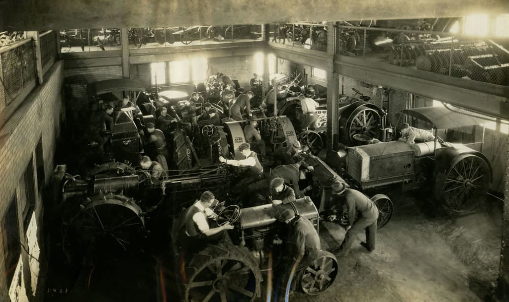 Students and Professor Are Checking Over All the Machinery
