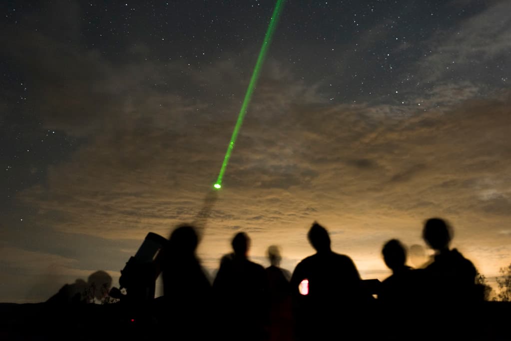 Star viewing through telescopes; 2015 Night Sky Festival