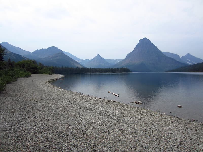 Two Medicine Lake Picnic Area Shoreline - 4