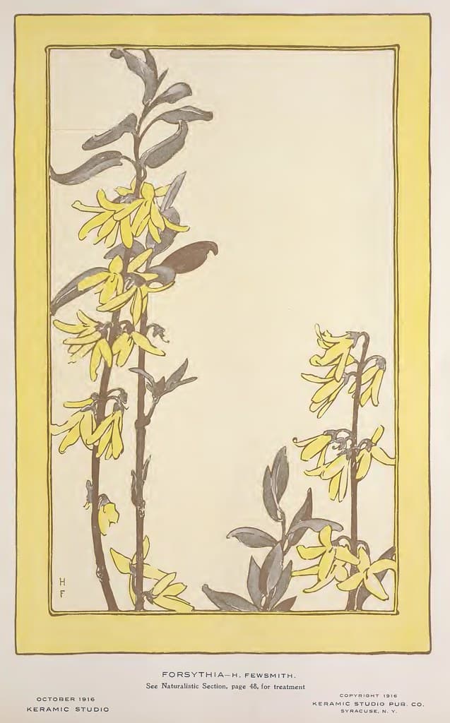 1916 Forsythia Keramic Studio