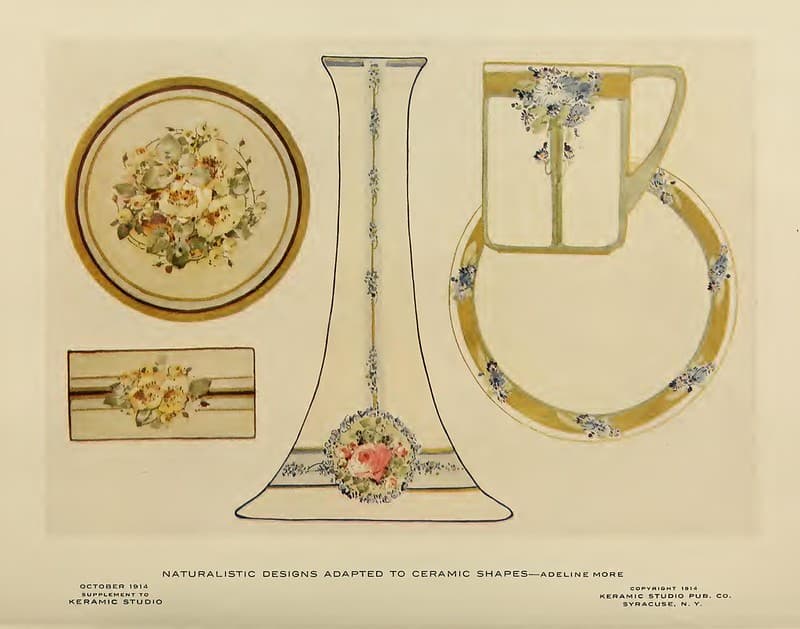 1915 Ceramic Shapes Keramic Studio