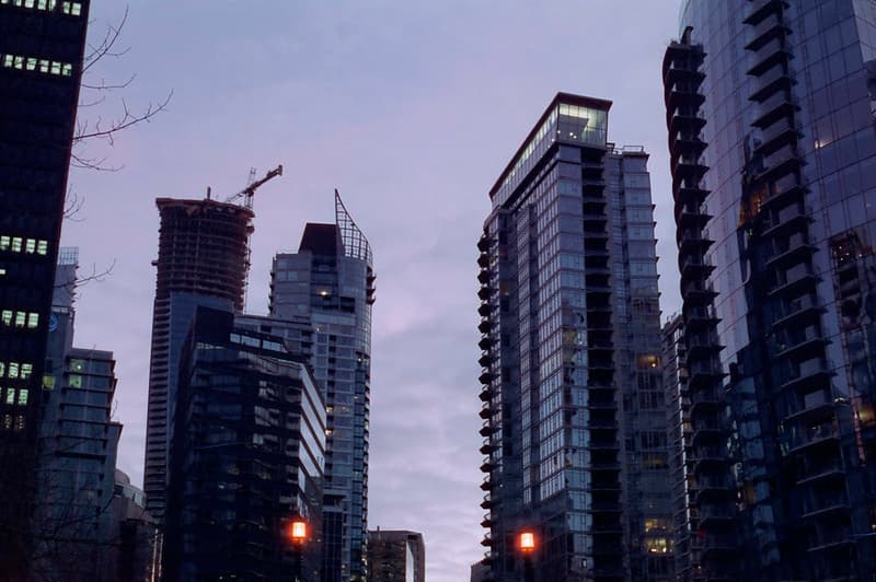 Vancouver downtown buildings