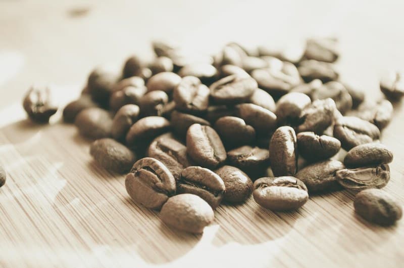 Coffee Beans on Table
