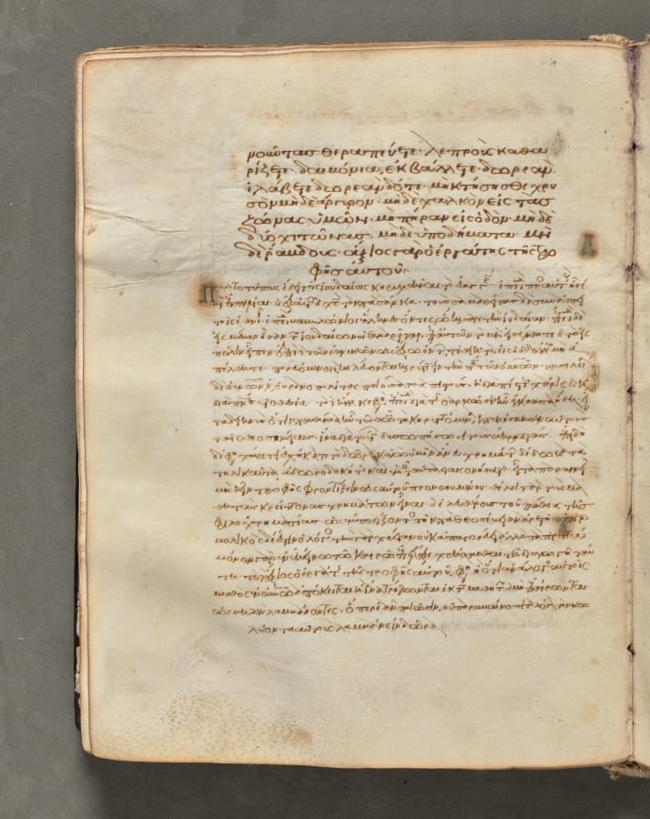 Text, folio 42 (verso), from a Gospel Book with Commentaries