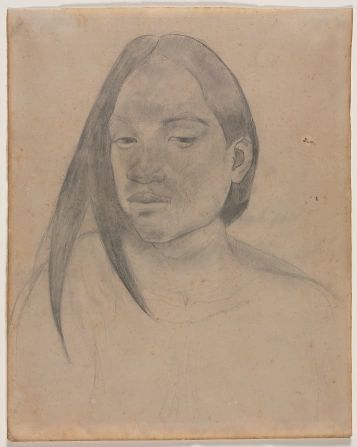 Head of a Tahitian Woman