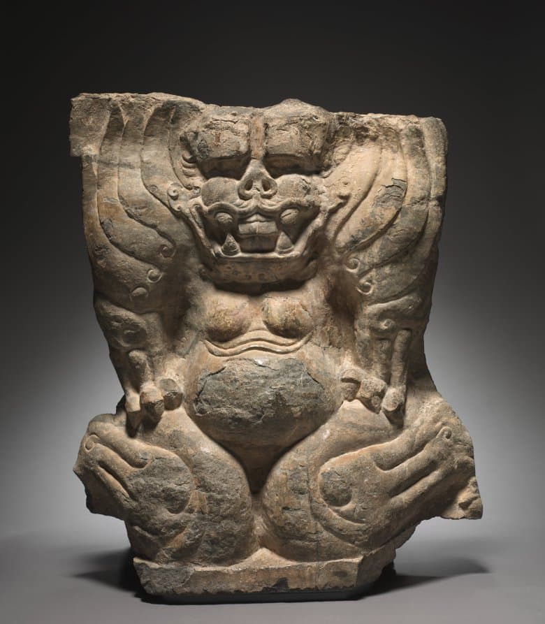 Kneeling Winged Monster